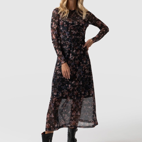 Sophia Eye Print Mesh Dress